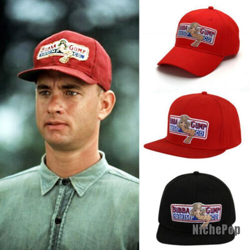 [1994 Camarão Bubba Gump CO . Chapéu De Baseball Forrest Snapback Boné Cosplay Homens