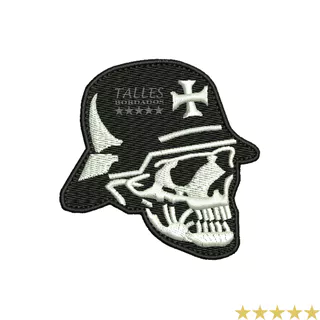 Patch Caveira Branca COM ACABAMENTO EM ALTA QUALIDADE PRONTO PARA USO