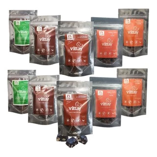 10 Snacks In Cubs Vittay - Escolha Os Sabores - Promoção 45g