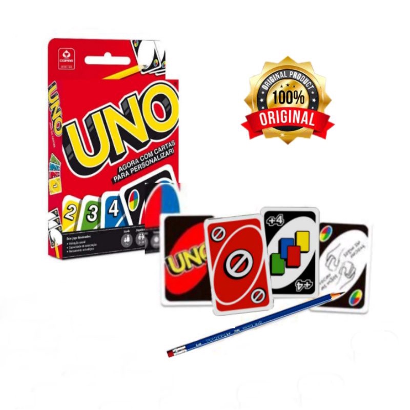 Jogo Cartas Uno Minimalista Preto Mesa GYH69 Mattel - Deck de