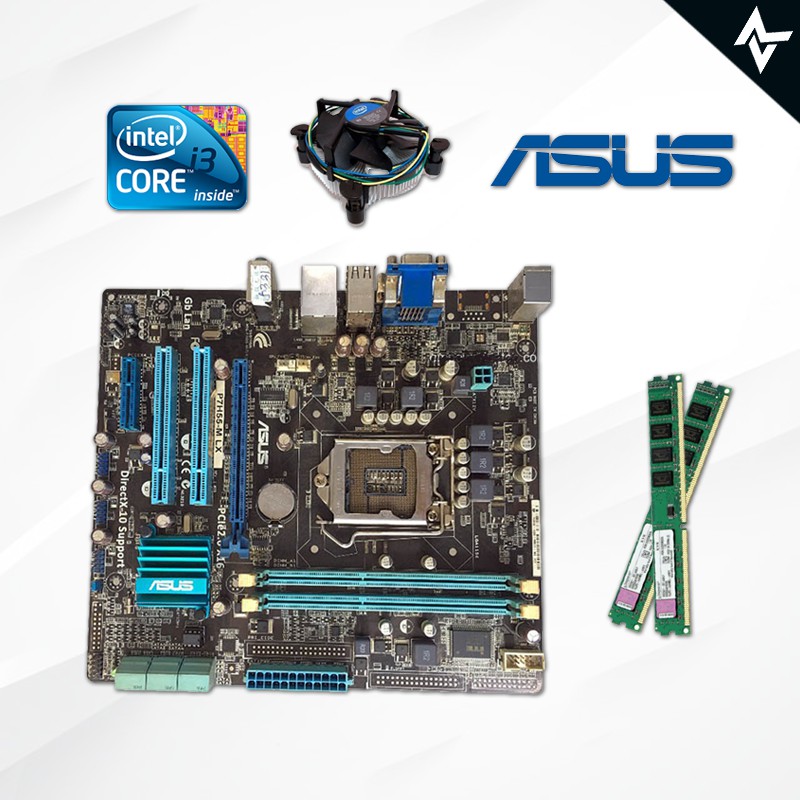 Kit i3 + 8GB RAM + Placa Mãe Asus + Cooler Box | Shopee Brasil