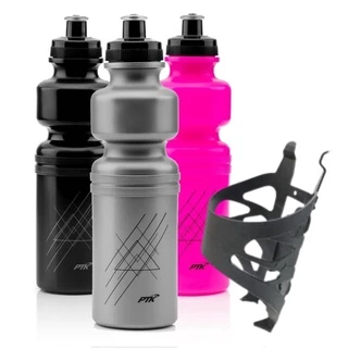 Garrafa de agua bicicleta ciclismo + suporte para caramanhola bike 750ML