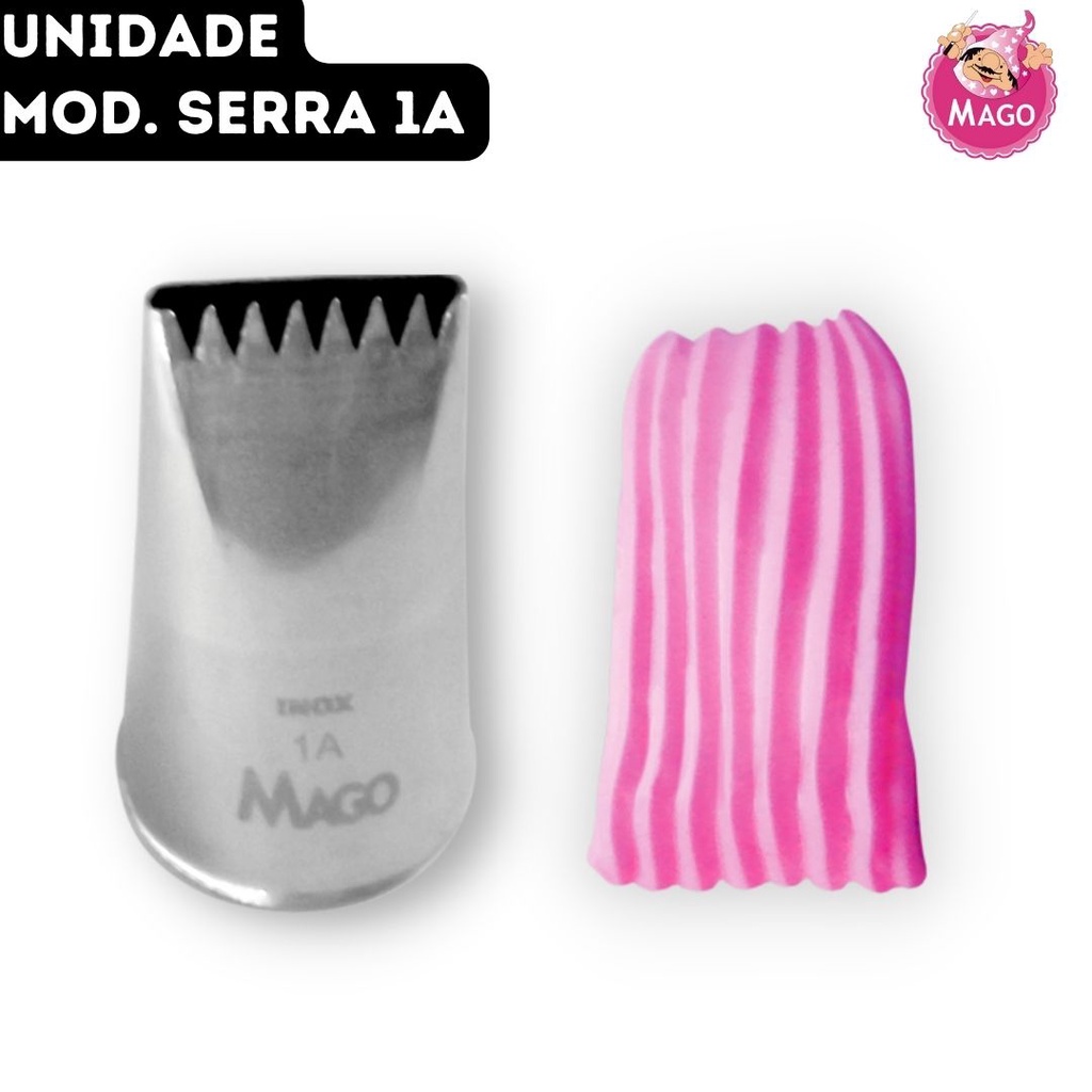 Bico De Confeitar Serra Modelo 1a Inox Grande Mago Shopee Brasil 0583