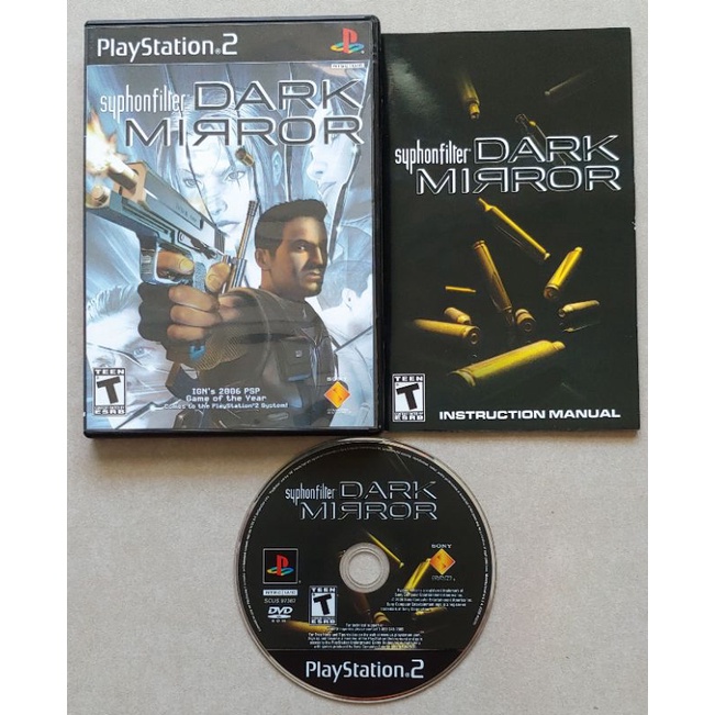 Jogo ps2 syphonfilter dark mirror - midia fisica - SONY - Outros