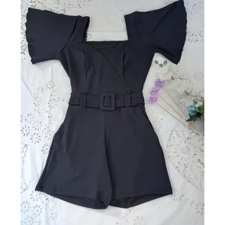 Macaquinho Feminino Curto Plus Size Manga Boneca 46 Á 54
