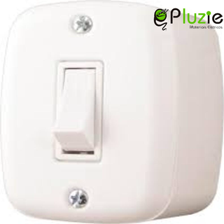 Kit 3 Interruptores Sobrepor Simples - Pluzie
