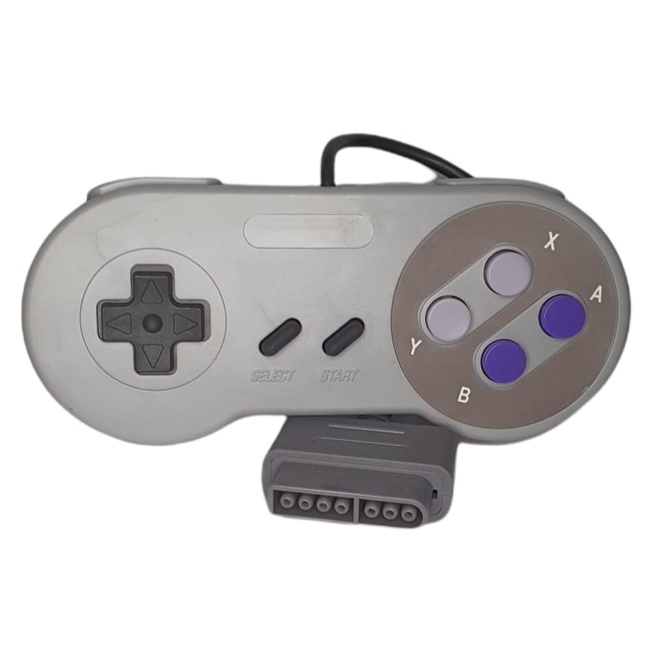 Controle Para Super Nintendo Famicom Snes Joystick novo Envio Imediato ...