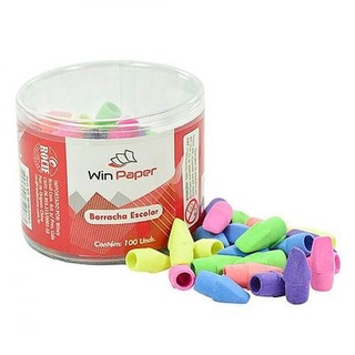Borracha De Ponteira Colorida Wpb20167 Win Paper Atacado