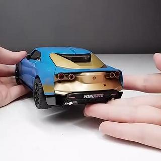 1 : 24 Escala Nissan GT-R50 Alloy Carro Modelo Diecast Com Som Luz ...