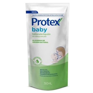 Sabonete Líquido Protex Baby da Cabeça aos pés Glicerina Natural 380ml em Oferta na Shopee