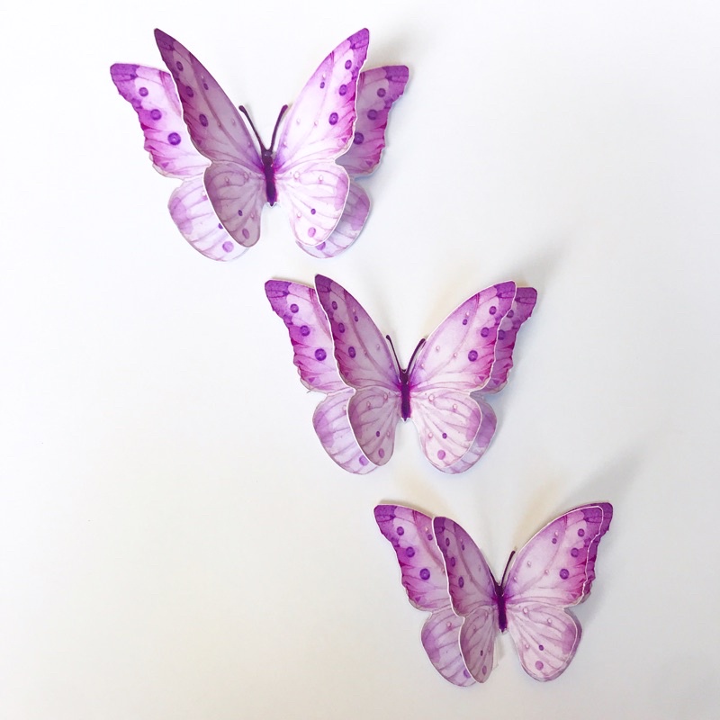 Chocohome - Bolo borboletas 💜🦋 Roxo, púrpura, violeta