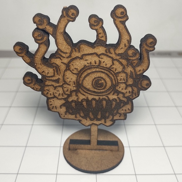 Beholder, observador, miniatura para RPG em MDF