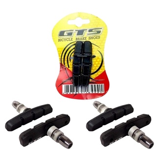 2 Par Sapata Freio Bicicleta Bike Gts V-brake Orbital 70mm pastilha borracha kit adaptador Frenagem breque