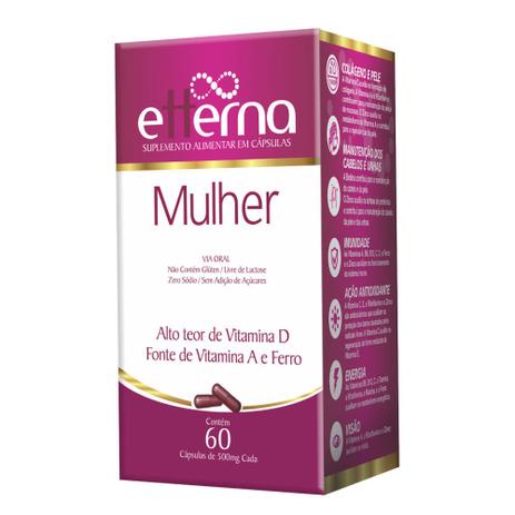 Suplemento Etterna Mulher 60 Caps