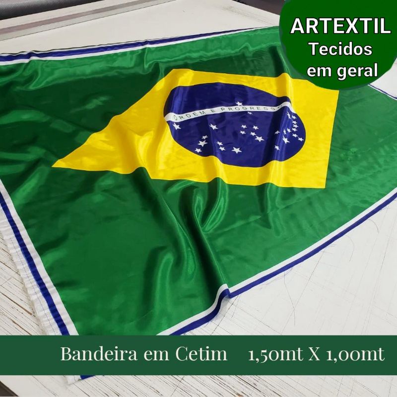Bandeira Brasil Estados Unidos Tecido Oxford 150x100cm