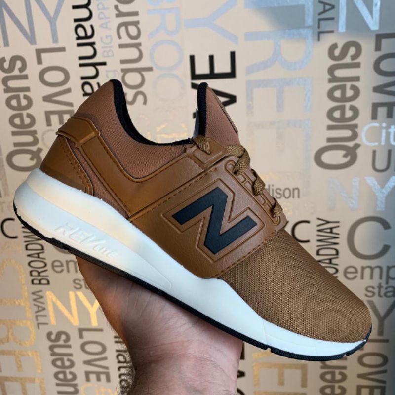 Tênis new balance masculino best sale 247 caramelo