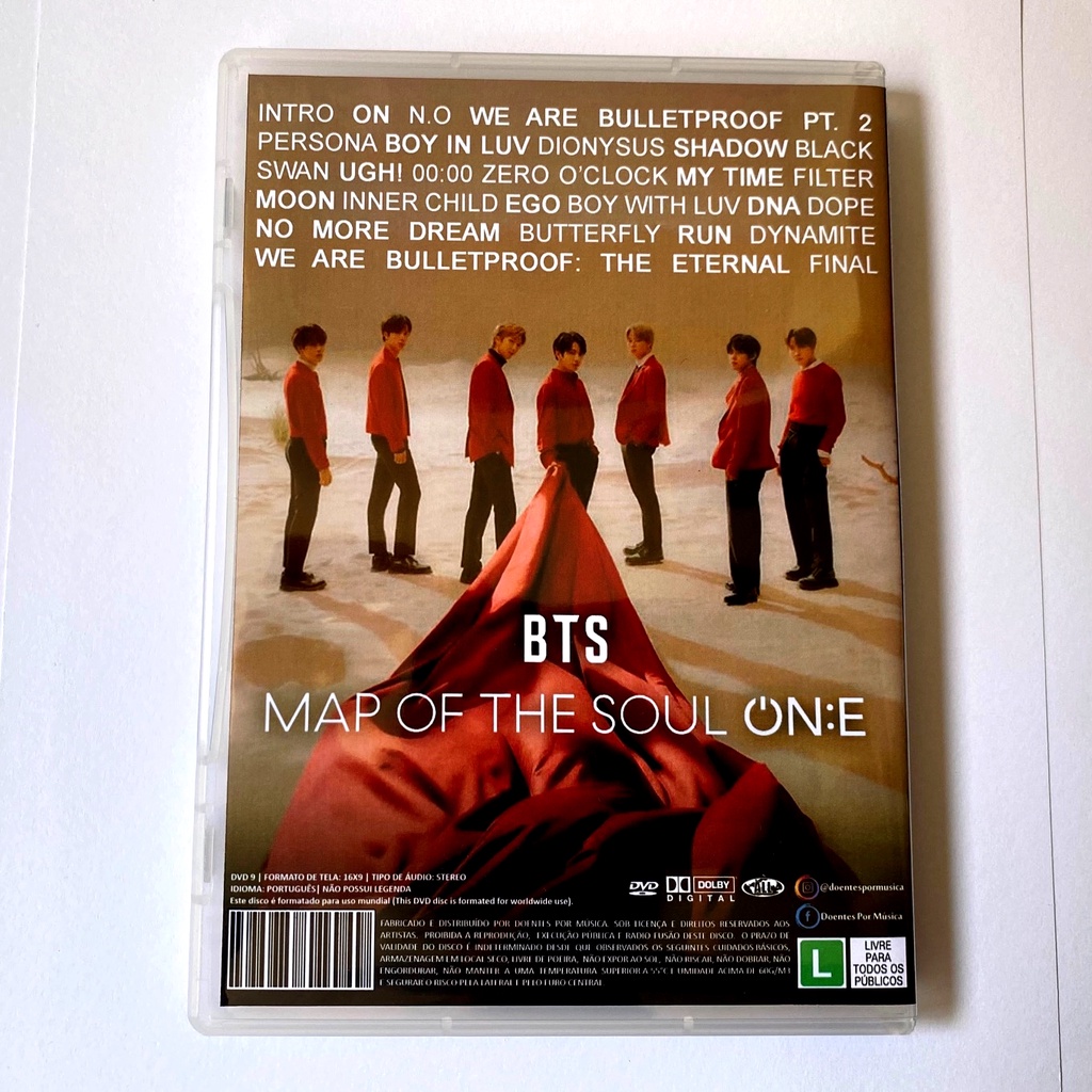 DVD BTS Map of the Soul ON E 2020 | Shopee Brasil