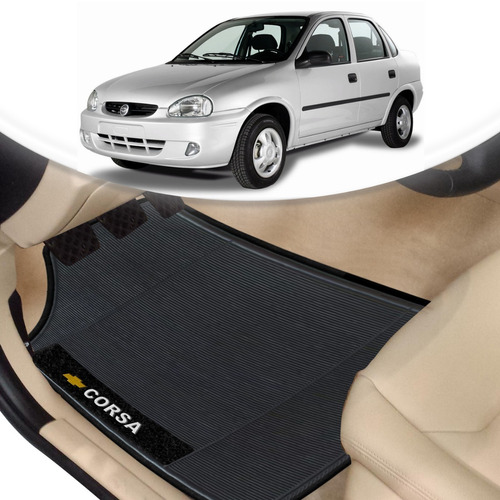 Tapete Personalizado Automotivo Gm Corsa 4 Peças