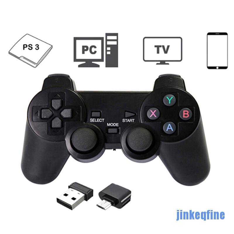 [jinkeqfine] Controle De Jogo Gamepad Para PS3 PC TV Box De 2.4GHz Sem Fio