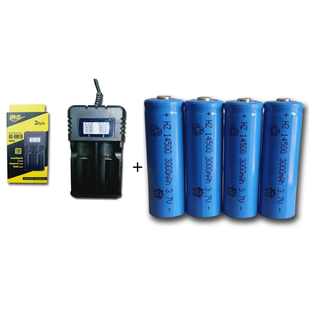 Cargador Universal de baterías Li-ion 18650 14500 - ELE-GATE