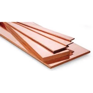 Barra Chata de Cobre Eletrolítico 1.1/4 x 1/2 50cm 821 Amperes - MCEIG