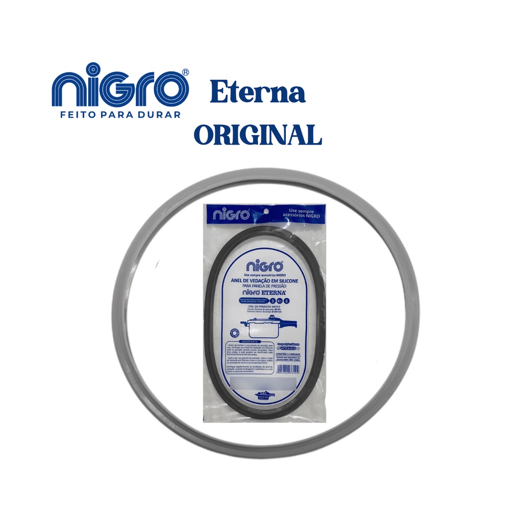 Borracha Nigro Eterna panela pressão 3-4,5-6 Litros Original