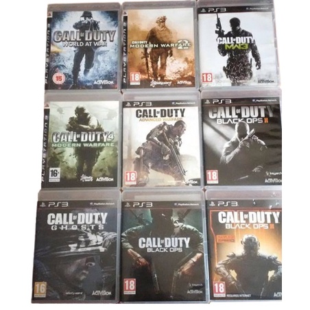 Jogos para PS3 - Coleção Call of Duty - Original - Mídia Física