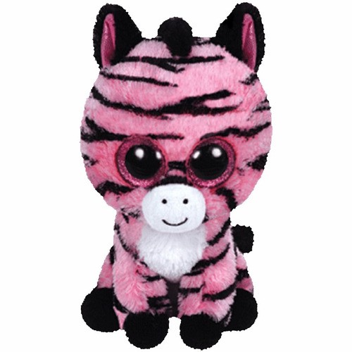 Ursos de Pelúcias Beanie Boos Tuka Toy Zoey Zebra 30cm