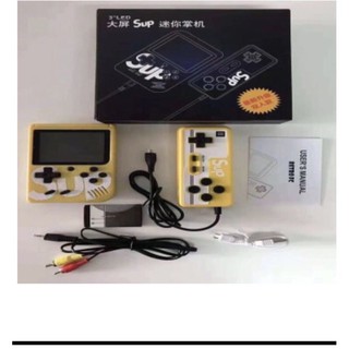 Mini video game portatil sup c 400 jogo 1 controle 2 jogadores