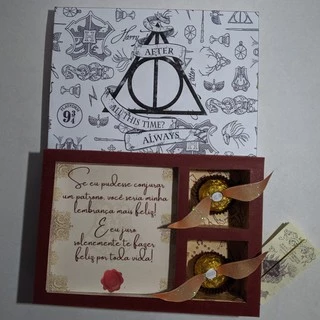 Caixa HARRY POTTER personalizada ferrero rocher