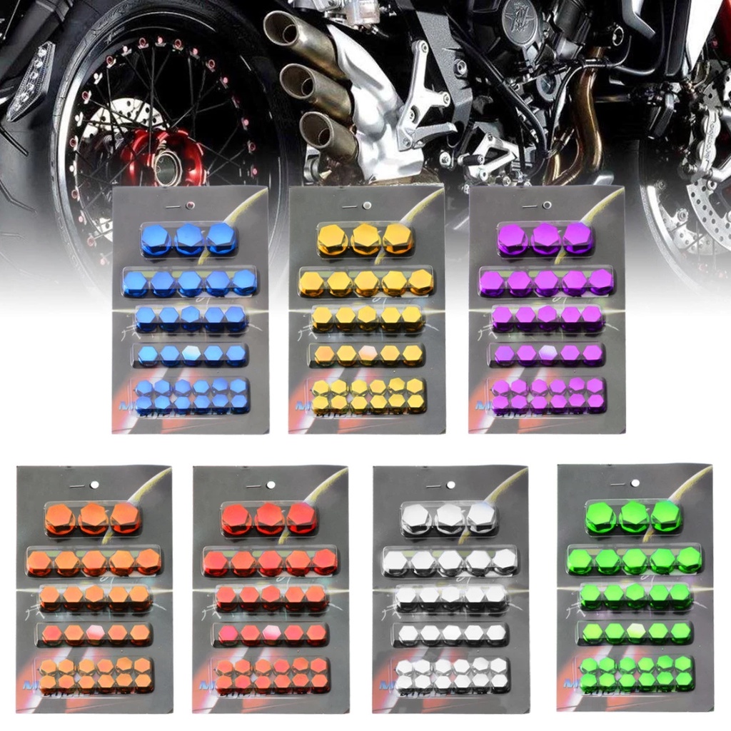 30 Pçs/Set Colorido Da Motocicleta Motor Modificado Decoração