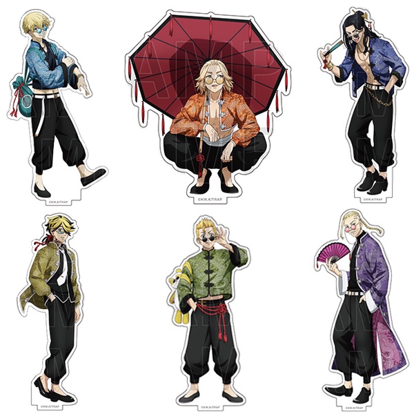 Figura Acrílica Personagens Porta Bandeira Anime Tokyo Revengers