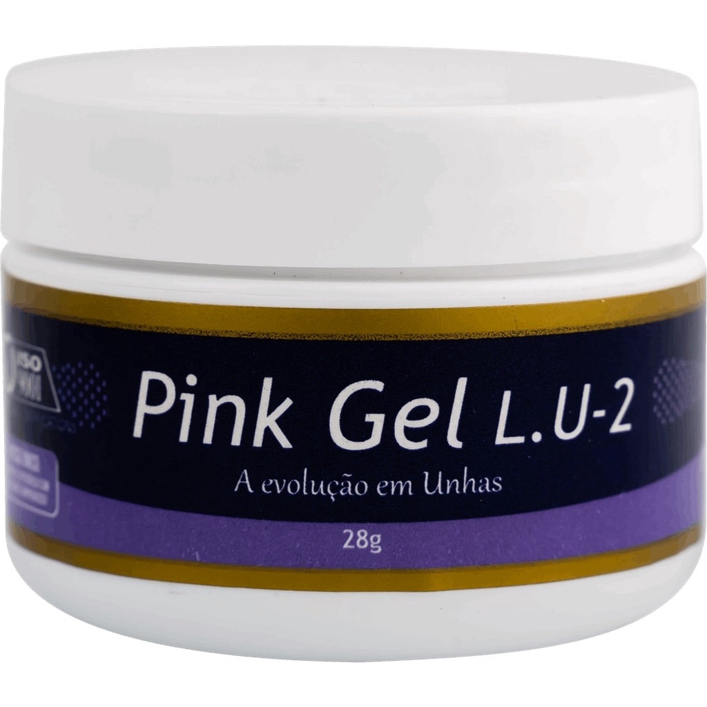Gel Para Alongamento De Unha Piu Bella Pink Gel Lu2 28g | Shopee Brasil