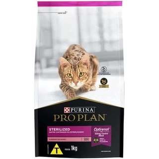 Ração Pro Plan Sterelized Salmão para Gatos Adultos Castrados 1kg
