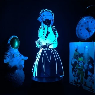 Komi Não Pode Comunicada Anime Lâmpada De Mesa Para O Quarto Dos Miúdos Decoração Manga Presente 3D Noite Luz 16 Mudança De Cor Levou