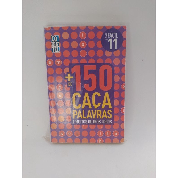 Coquetel + de 150 Caça-Palavras, Fácil