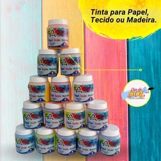 Tintas Base D'água Pva Para Artesanato (kit 20 Cores)