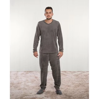 Pijama Masculino de Plush Adulto Infantil IDOSO Frio Inverno Tamanhos especiais Plusise G1 G2 G3 G4 Longo Flanelado Manta Soft Veludo Fleece Fábrica Própria Atacado