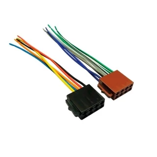 Chicote conector Plug 16 vias femea som automotivo