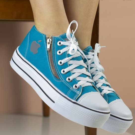 Tênis All Star Plataforma Cano Alto Feminino Move Seasonal Hi Converse -  Andaraki