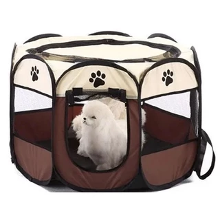Casinha Pet Cama Cercado Portátil Dobrável Para Cães e Gatos - Tamanho P