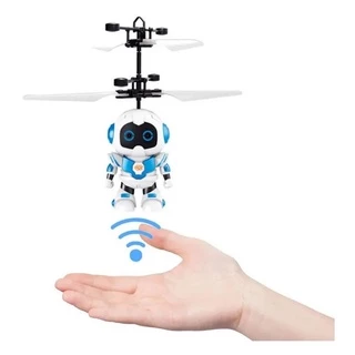 Mini Drone Brinquedo Robô Voador Infravermelho Voa Verdade