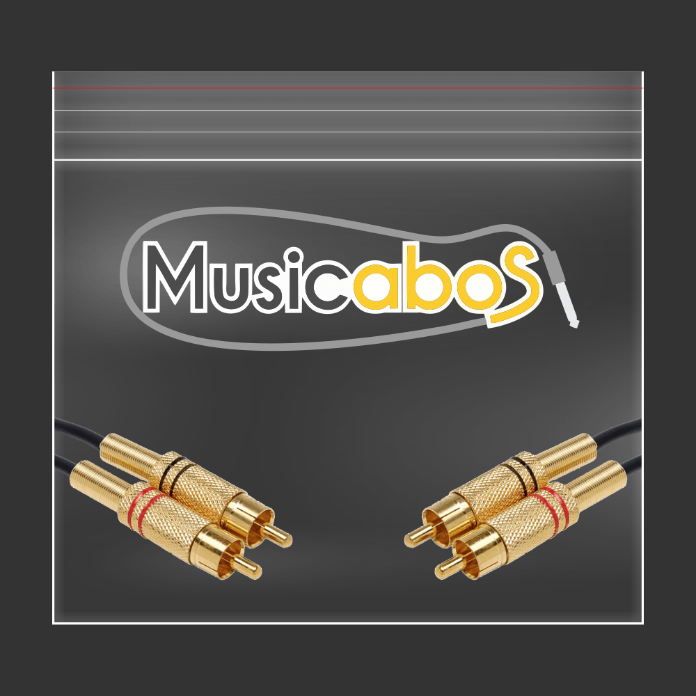 Cabo Y Musicabos 7m Serie Audio Plus Solution Phillips 2x0,50 Rca Rca ...