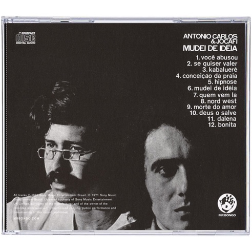 CD Antonio Carlos e Jocafi 1971 ‎– Mudei De Idéia | Shopee Brasil