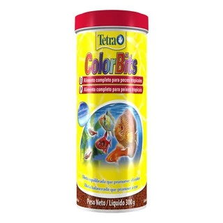 Ração Tetra Color Bits 75g Discos Bandeiras e Ciclideos