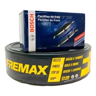 Par Disco de freio + Pastilha dianteira Vw Gol G5 1.0 1.6 2008 2009 2010 2011 2012 2013 BD5297 Fremax BD5297