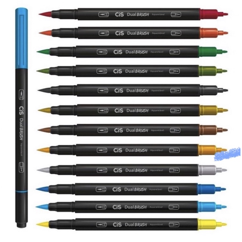 Brush pen cis- dual brush unidade