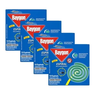 Kit 40 Repelente Espiral Baygon