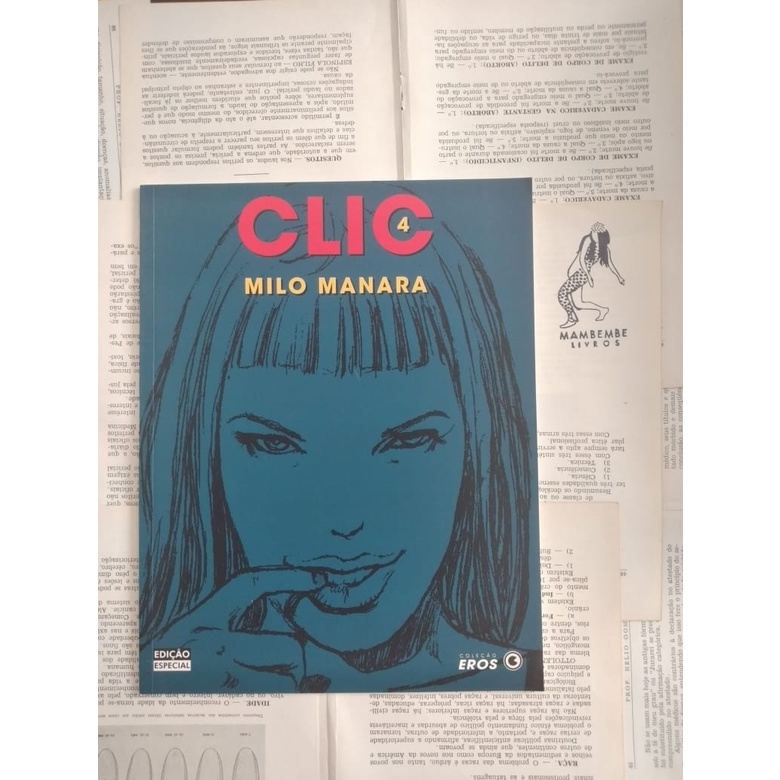 Clic 4 de Milo Manara pela Conrad (2009) | Shopee Brasil