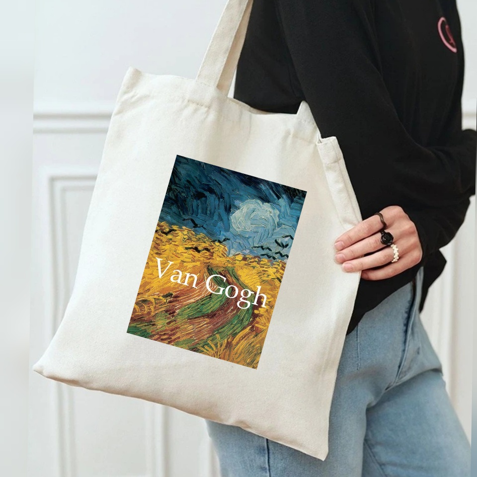 Ecobag Bolsa Van Gogh Tumblr Com Ziper Sacola